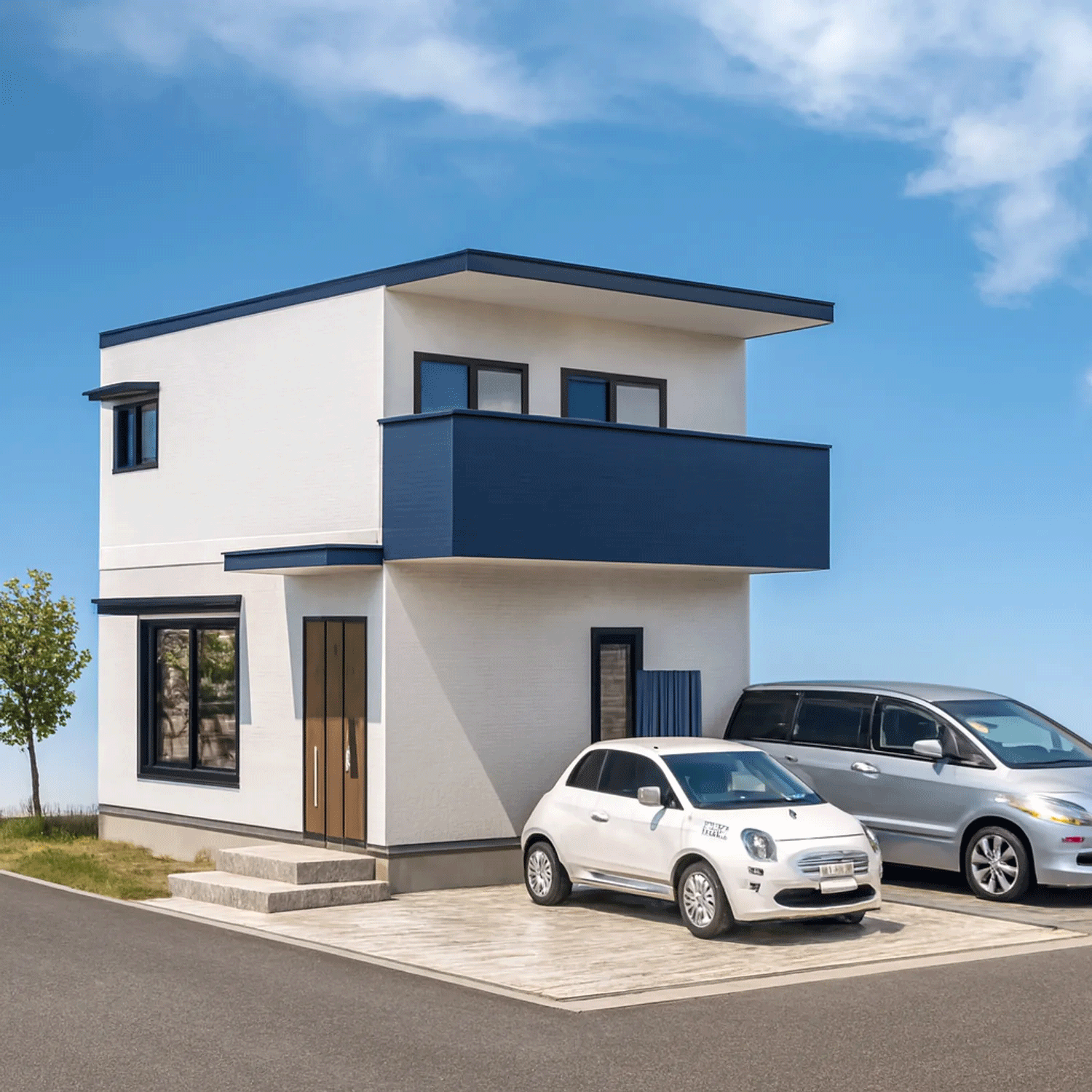 30坪で開放的な2階建て